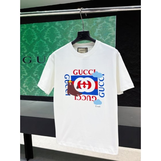 Gucci Early Spring Collection High-Weight Short-Sleeve